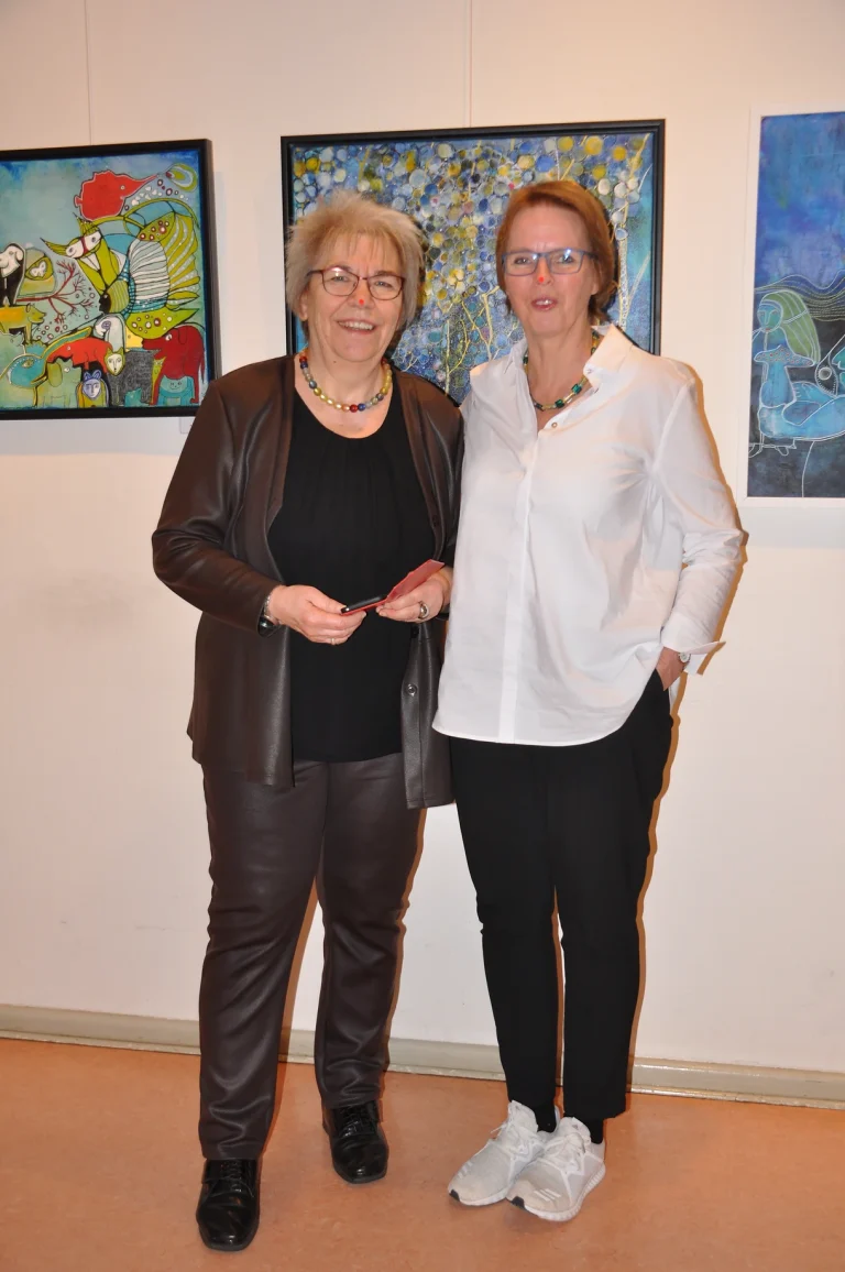 Ausstellung Blickfang Berlin Rudow, Ingrid Hauff Malerei